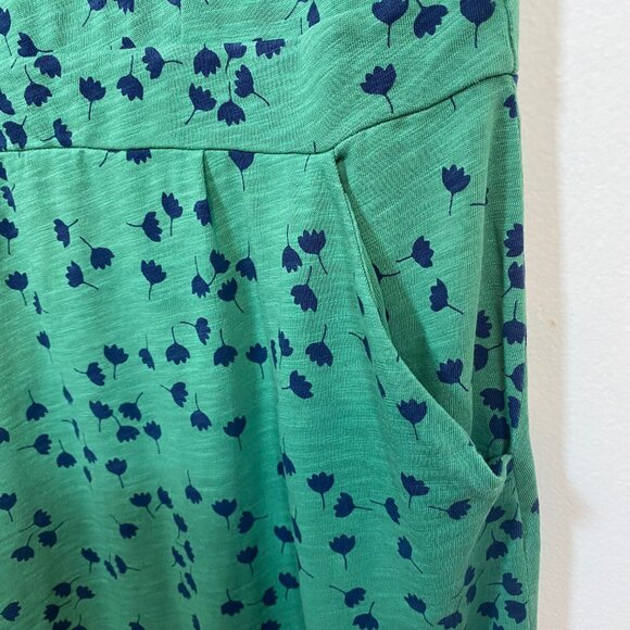 Boden Green Floral pattern dress US 16/18R - Picture 2 of 14